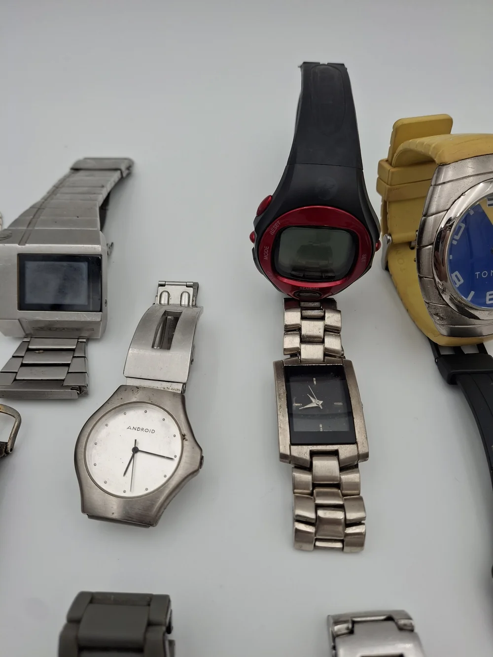 Men's Watch Lot (Skagen, Diesel, Casio, Kenneth Cole) For Parts Or Repair